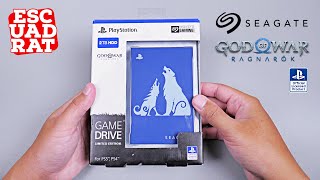 Unboxing HDD Eksternal Seagate God of War Ragnarök Limited Edition | 2TB Game Drive PS5 PS4