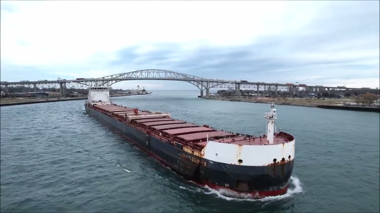 ALGOMA EQUINOX - Downbound Port Huron, Michigan 12-18-2025