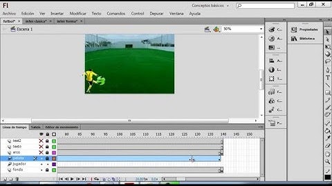 como Hacer Interpolacion de Movimiento en Flash CS6