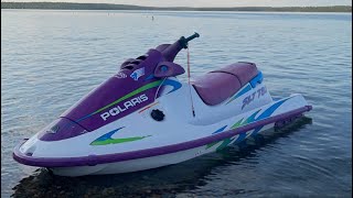 First Ride On The Polaris Jet Ski