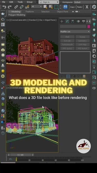 What does a 3D file look like before rendering - YouTube