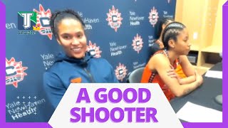 DeWanna Bonner and Alyssa Thomas on GUARDING Caitlin Clark in the Sun's WIN over the Fever