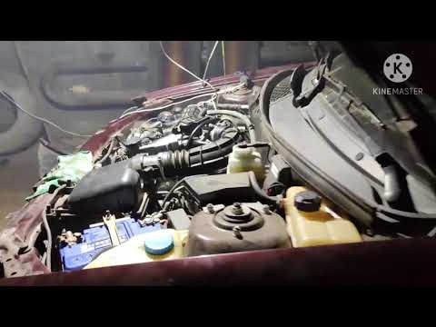 Пенный раскоксовыватель в работе .Приора 126 двигатель. - YouTube