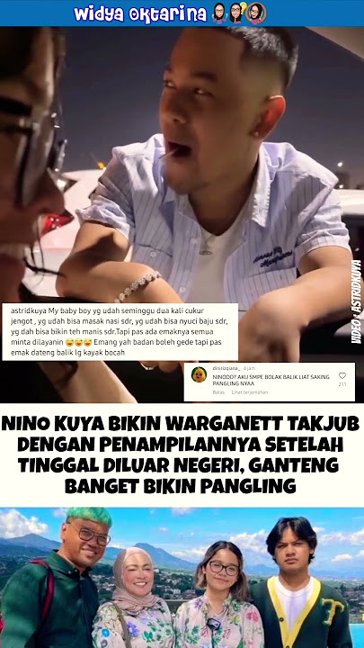 penampilan nino kuya bikin pangling, makin tampan dan gagah #ninokuya #uyakuya #shorts #ytshorts