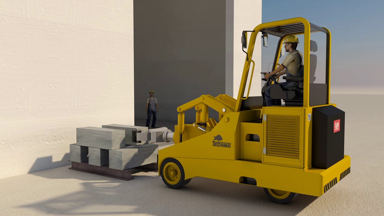 Forging manipulator 3D prototype simulation