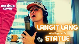 Langit Lang Remix - CK YG ft. Ryouji (Cover) | mashup with Statue by Lil Eddie