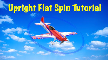 Upright Flat Spins- Aerobatic Tutorial for Remote Control Airplanes
