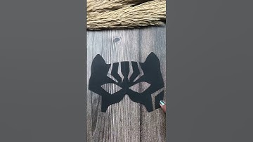 Thumbnail of DIY BLACK PANTHER MASK 😱| #shorts #youtubeshorts #diy #wakandaforever #youtubepartner #blackpanther