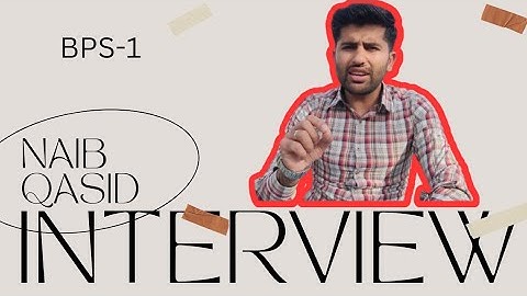 My Naib Qasid Job Interview Experience: What They Didn