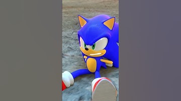 Sonic armed his leg with Guns  #sonic #animatedfilm #funnyshorts