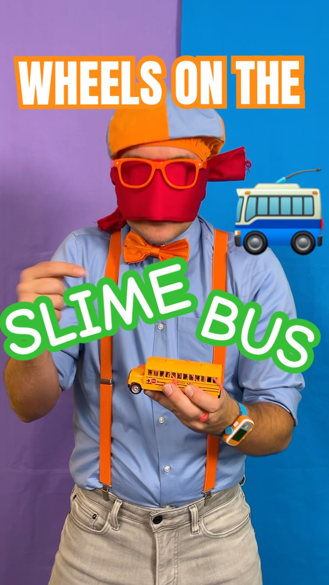 Find the Hidden Vehicles in SLIME! Wheels on the SLIME BUS! #blippi #shorts