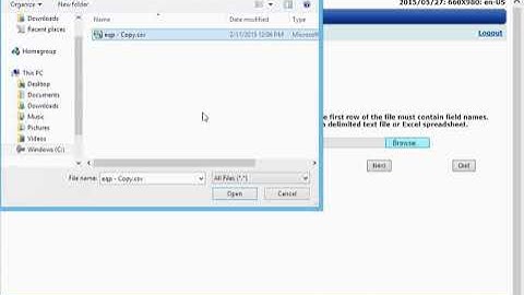 FastMaint CMMS - Import Items