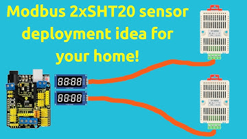 Visual demo of Modbus for Home Automation + Arduino + SHT20