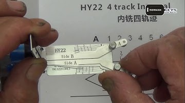 Demo operation video of Lishi tool HY22  2-in-1 Auto Pick and Decoder