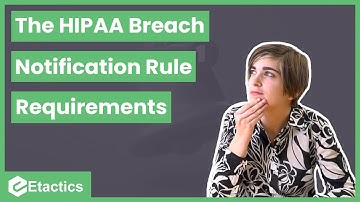 The HIPAA Breach Notification Rule Requirements