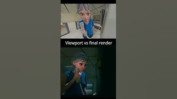 Blender Viewport Vs Final Render #stories #blender3d