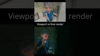 Famous Blender Viewport Vs Final Render #stories #blender3d Profile