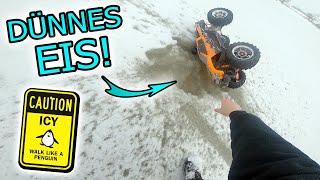 1000€ RC AUTO kippt MITTEN AUF GEFROREREN SEE UM! Kann ich es RETTEN? | DRIFTEN auf dem EIS!