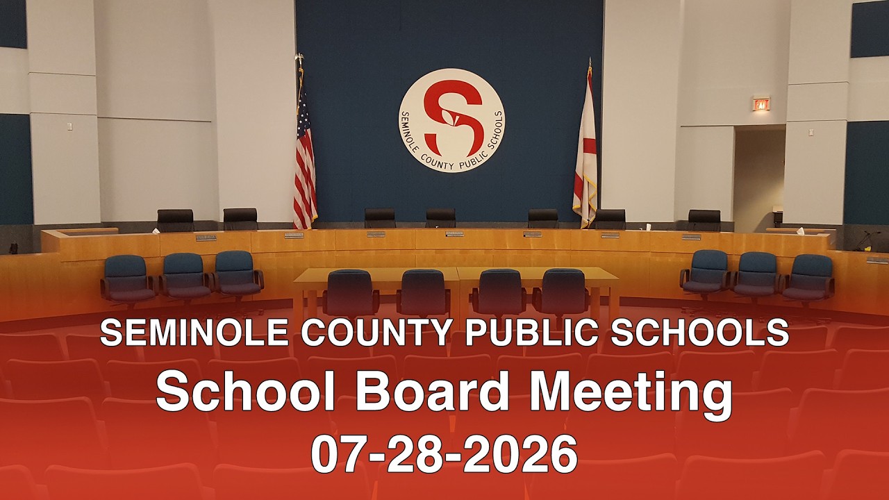 SCPS School Board Meeting - 07-28-2026
