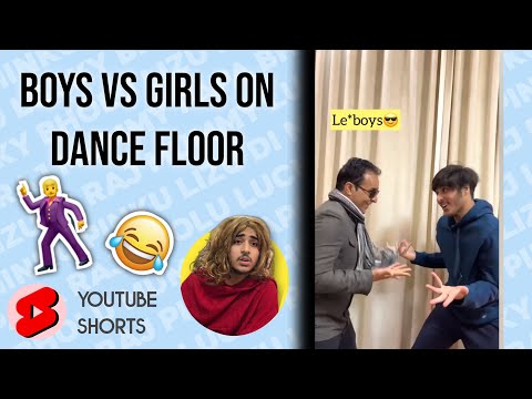 Boys Vs Girls on Dance Floor?? | @RajGrover005 | #shorts