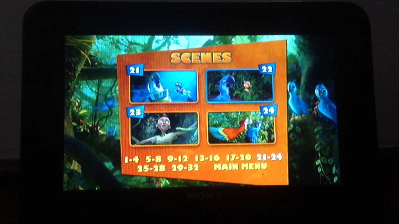 Rio 2 Dvd Menu Walkthrough Youtube