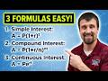 Financial Applications of Exponential Functions - Using Simple and compound interest formulas