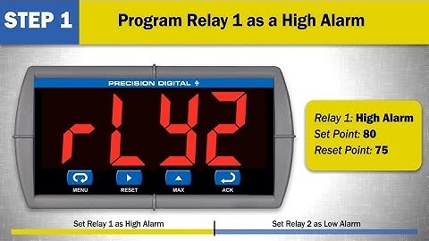 Trident Programming for Relay and Alarm Operations