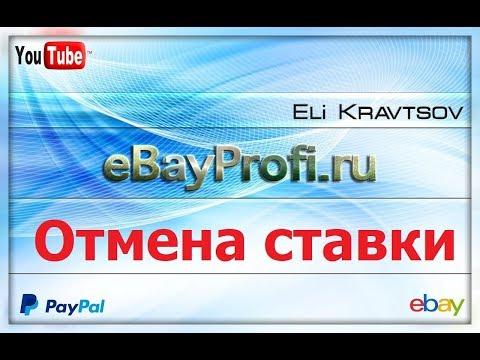 Можно ли отменить ставку на аукционе eBay? Можно