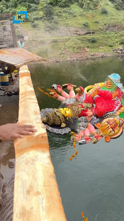 Durga visarjan 2024 #srisailam dam #durga Matha Nimajjanam #youtubeshorts #durga #durgadevi visarjan