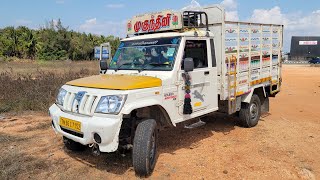 Close up with the Mahindra Bolero Maxitruck Plus light truck