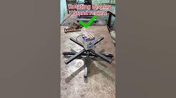 rotating display stand diy