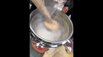 Sieving Sesame Seeds | Vibrating Sieve Machine | Gyro Screen