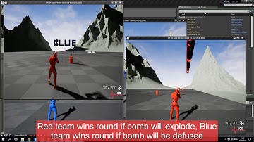 Team Deathmatch and Classic Mode overview. Unreal Engine4. Multiplayer Shooter Template