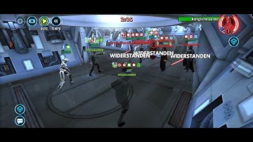 Loops are fine in swgoh? Datacron Tarkin vs DC Lord Vader