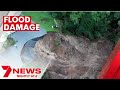 Surveying the flood damage in Sydney, delivery driver dies in Greendale | 7NEWS