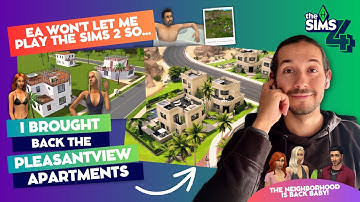I brought back ALL of the Plesantview apartments from the Sims 2