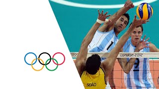 Volleyball Men's Quarter-Finals Argentina v Brazil - Full Replay | London 2012 Olympics