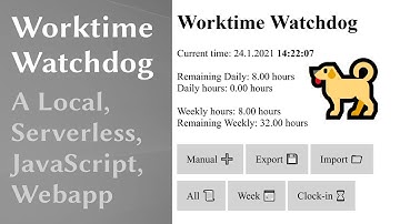 Worktime Watchdog - A true serverless JavaScript web application