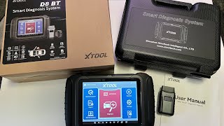 Best BiDirectional Scan Tool? XTOOL D8BT Unboxing, Setup, Walkthrough, & First Impressions