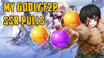 TOF My GODLY SSR F2P PULLS AND 2-3SSR PULLS since Release!
