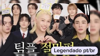 [Legendado pt/br parte final]슥망진창 감성 모르면 나가라... 12분 내내 오디오가 안 비는 영상 게스마이네임 with 스트레이 키즈 by W Korea.