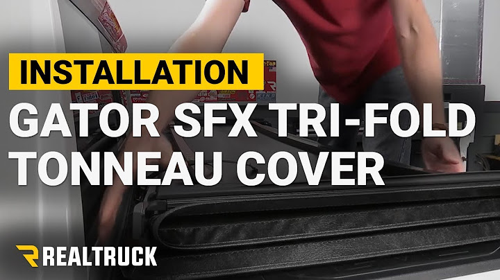 How to Install Gator SFX Tri-Fold Tonneau Cover on a 2019 GMC Sierra