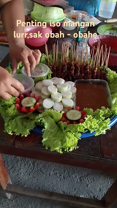 Bojoku Noto pesenan lontong sate #caramembuat #dangdutkoplo