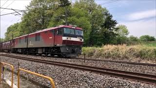 東北本線を走る列車たち（E657、キハ110、貨物列車、E531）