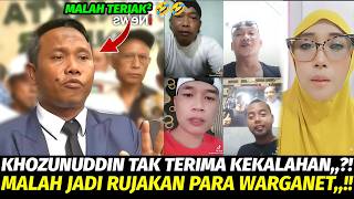 EMOSI TAK TERIMA KEKALAHAN,,!! AHMAD KHOZINUDDIN MALAH JADI BAHAN RUJAKAN NETIZEN,,!!