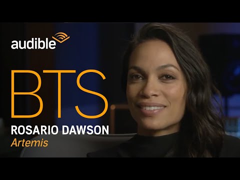 Behind the Scenes with Rosario Dawson, narrator of Artemis