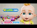 🔴Live - Diez pequeños autobuses | Canciones Infantiles | Happy Tots Español