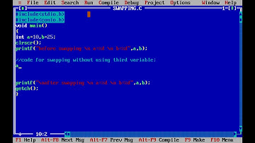 swapping two numbers without using third variable