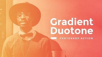 Gradient Duotone Photoshop Action Tutorial