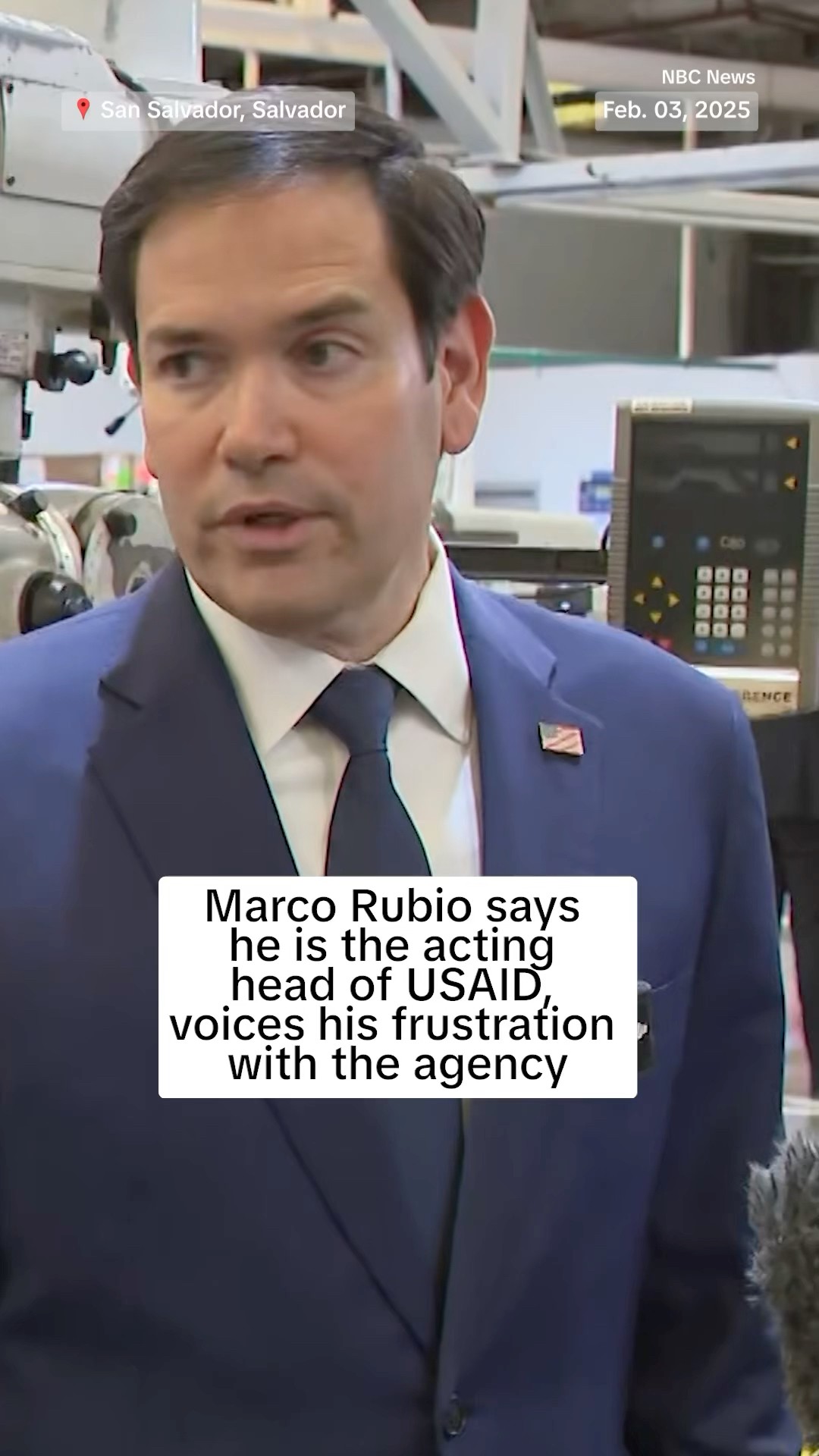 Marco Rubio says he's the acting head of USAID